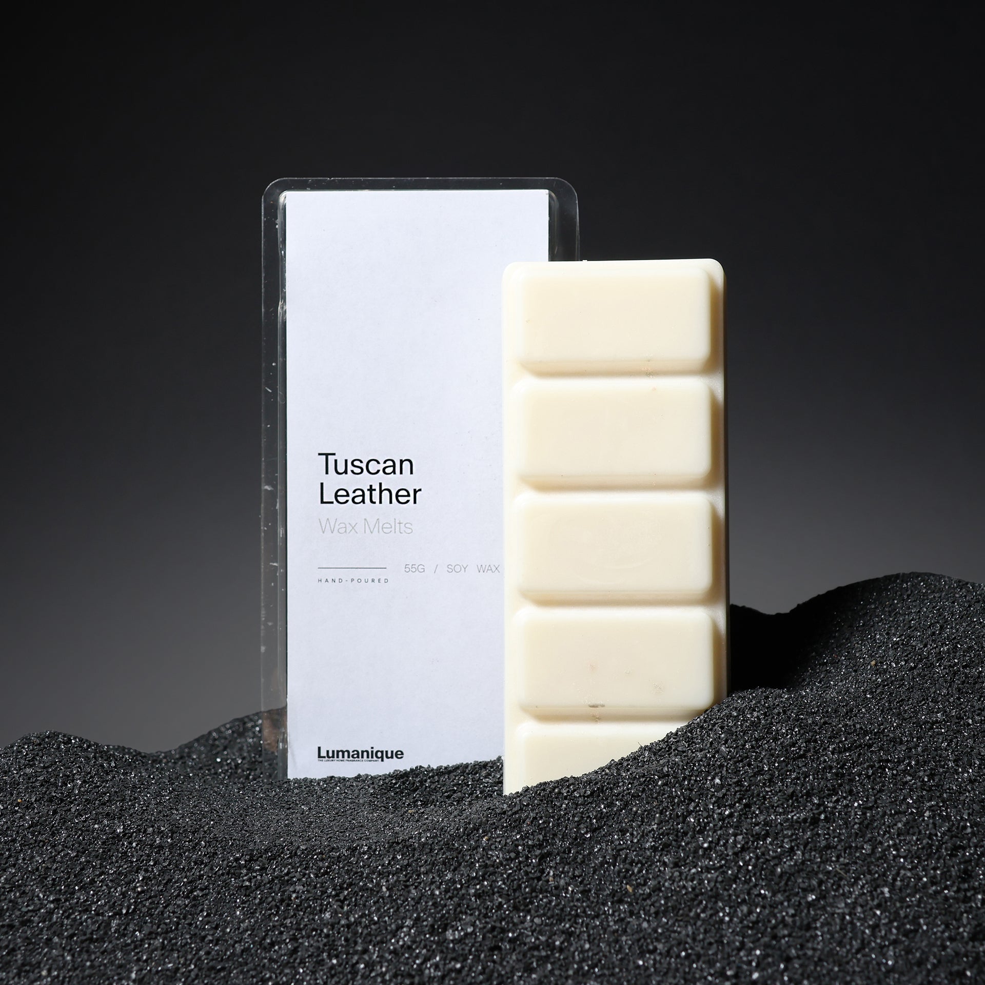 Tuscan Leather scented wax melt by Lumanique